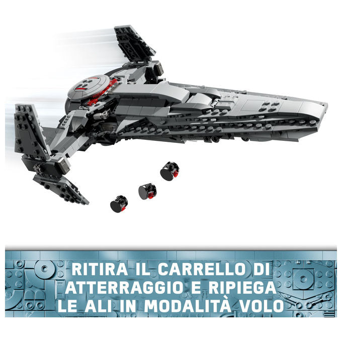 Lego, Star Wars Sith Infiltrator di Darth Maul, Set costruzioni, 640 pz