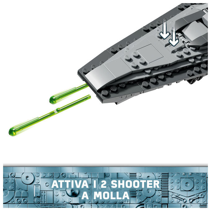 Lego, Star Wars Sith Infiltrator di Darth Maul, Set costruzioni, 640 pz