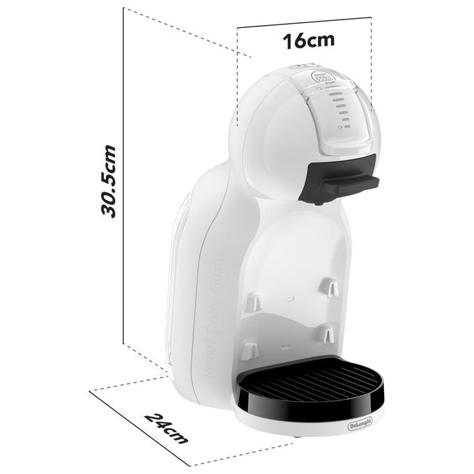 Nescafé Dolce Gusto, Macchina da Caffe' a Capsule, Mini Me 2, 15 Bar, Bianca EDG335.W