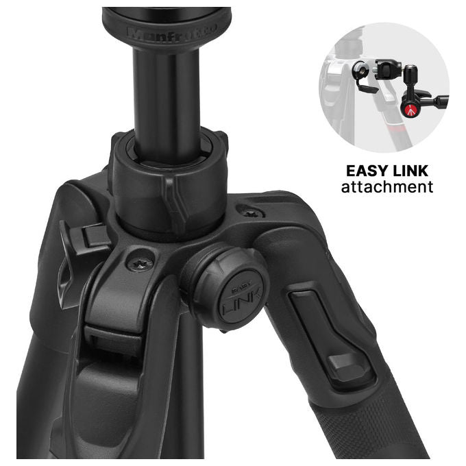 Manfrotto Befree Advanced AS, Treppiede, Con Chiusura a Leva, Compatibile Arca - Swiss, Kit Alluminio per Fotocamere DSLR - Yeppon