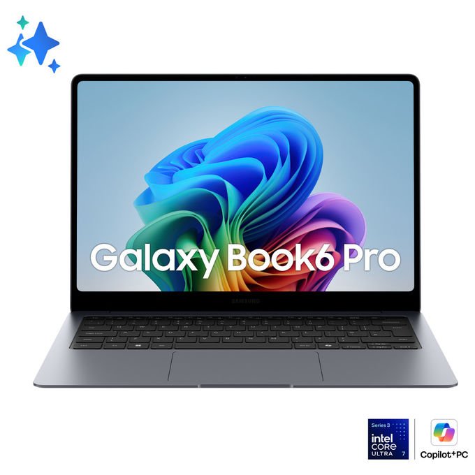 Samsung, Galaxy Book6 Pro, 14'', Intel Ultra 7 356H, 32GB RAM, 1TB SSD, Grigio