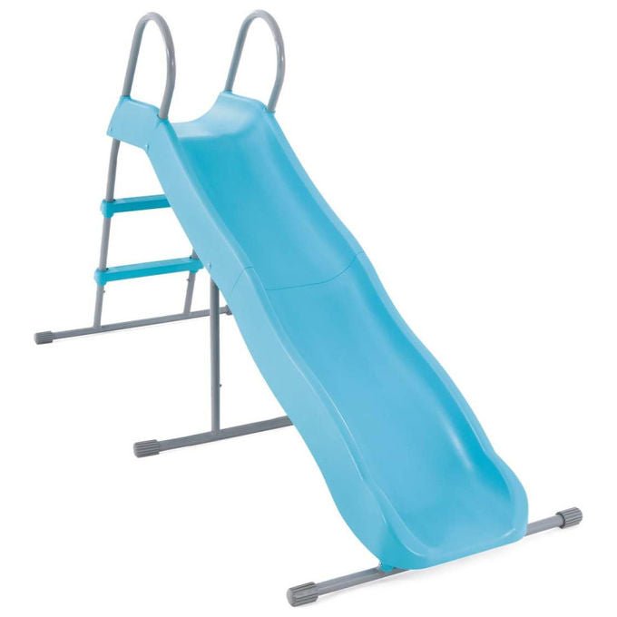 Intex, Scivolo da Giardino per Bambini, Acciaio e Plastica, Azzurro, 196x84x119 cm