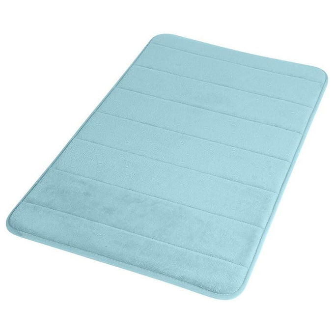 Aquasanit, Tappeto Memory Foam Azzurro Chiaro, 40x60 cm
