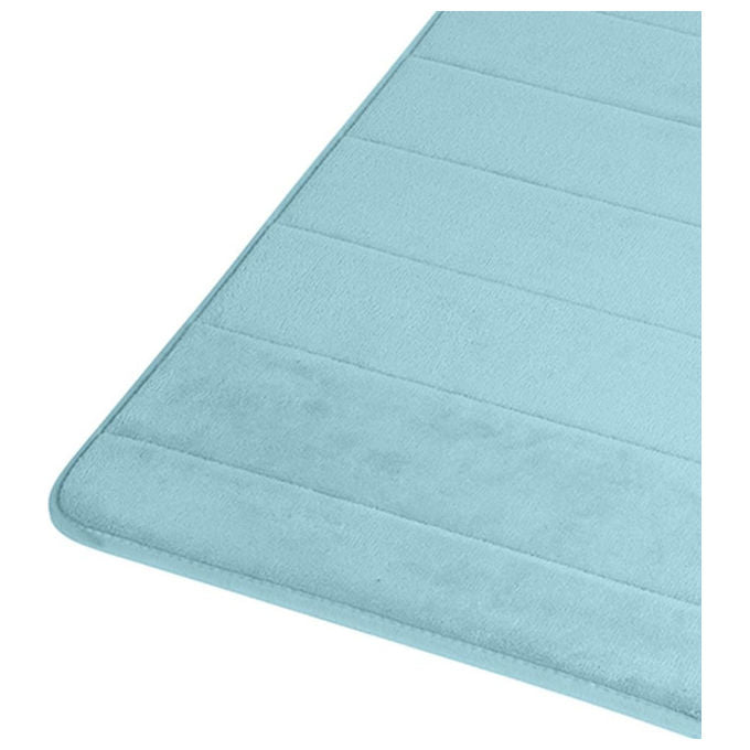 Aquasanit, Tappeto Memory Foam Azzurro Chiaro, 40x60 cm