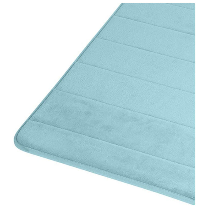 Aquasanit, Tappeto Memory Foam Azzurro Chiaro, 40x60 cm