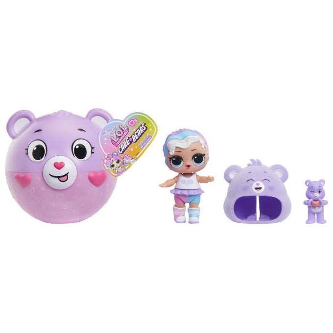 Lol Surprise, Loves Care Bears Tots Asst, Mini Bambola, Colori Assortiti