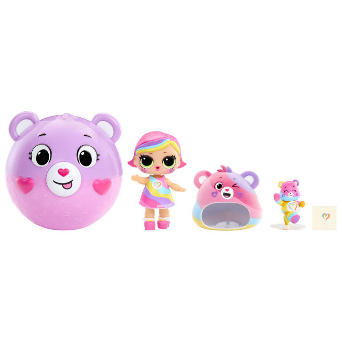 Lol Surprise, Loves Care Bears Tots Asst, Mini Bambola, Colori Assortiti