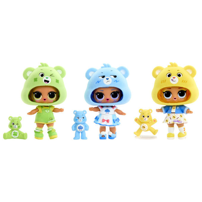 Lol Surprise, Loves Care Bears Tots Asst, Mini Bambola, Colori Assortiti