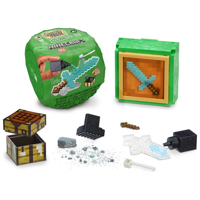 MGA Entertainment, Miniverse Make It Mini Minecraft, Set di figurine giocattolo