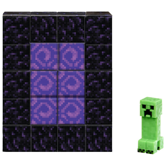 MGA Entertainment, Miniverse Make It Mini Minecraft, Set di figurine giocattolo
