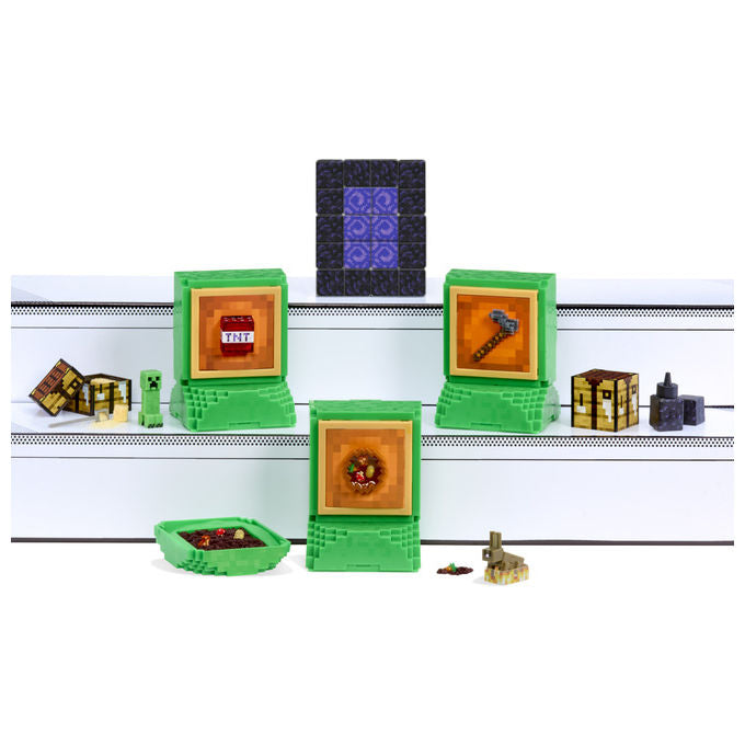 MGA Entertainment, Miniverse Make It Mini Minecraft, Set di figurine giocattolo