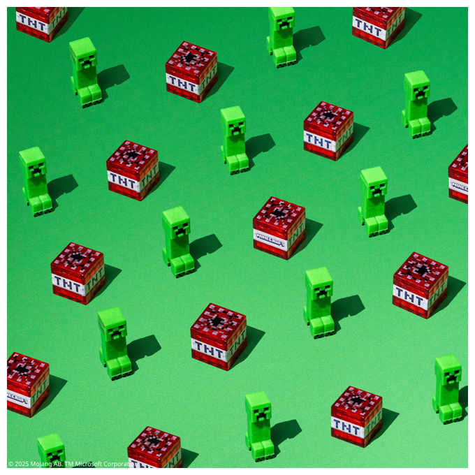 MGA Entertainment, Miniverse Make It Mini Minecraft, Set di figurine giocattolo