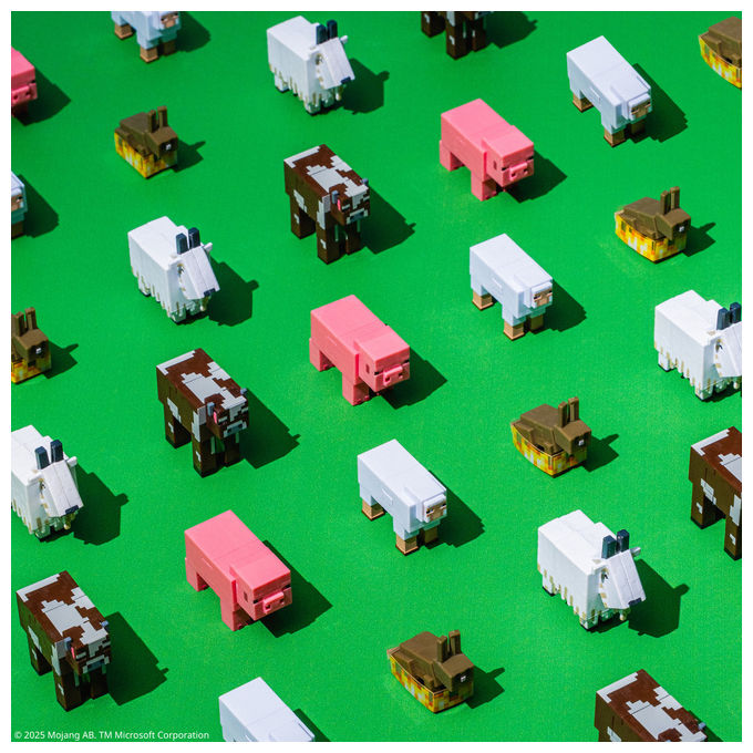 MGA Entertainment, Miniverse Make It Mini Minecraft, Set di figurine giocattolo