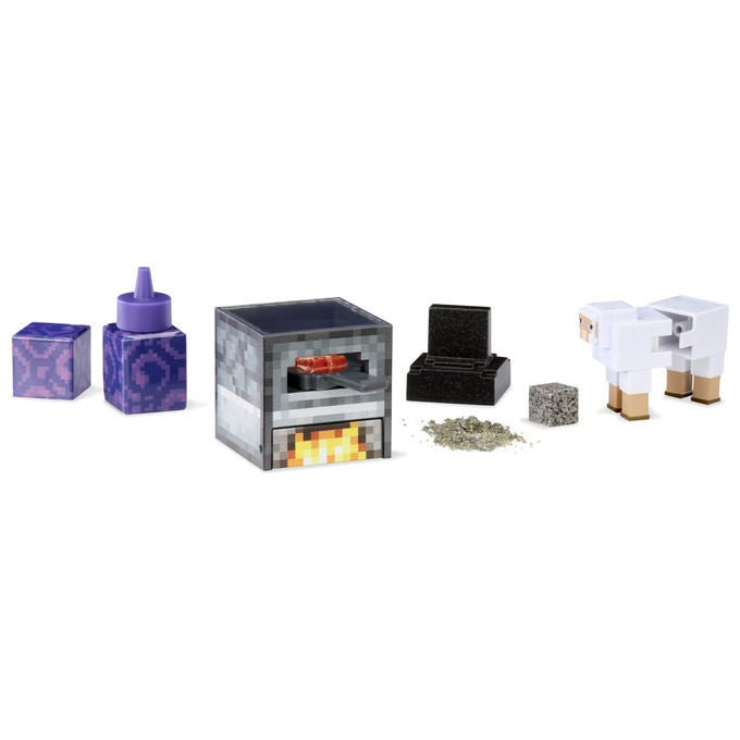 MGA Entertainment, Miniverse Make It Mini Minecraft, Set di figurine giocattolo