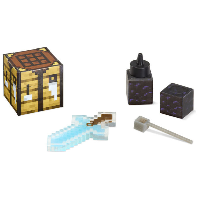 MGA Entertainment, Miniverse Make It Mini Minecraft, Set di figurine giocattolo