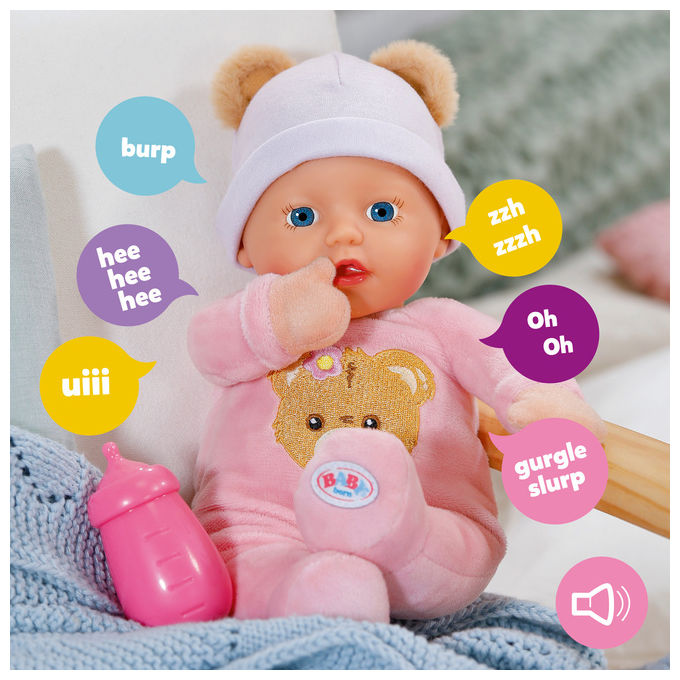 Zapf, Baby Born Interactive Rosie, Bambola Bambina, Multicolore, 30 cm