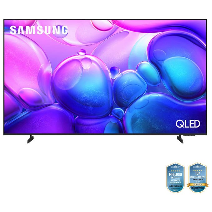 Samsung TV QLED 75'' 4K QE75Q6FAAUXZT Processore Q4 Lite Upscaling 4K Smart TV