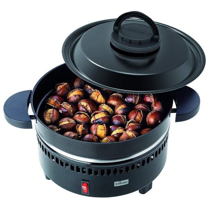 Stöckli Forno per Caldarroste e Patate 500W Nero Elettrico con Spatola