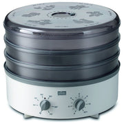 Stöckli Disidratatore Dörrex con Timer 3 Griglie Grigio e Bianco