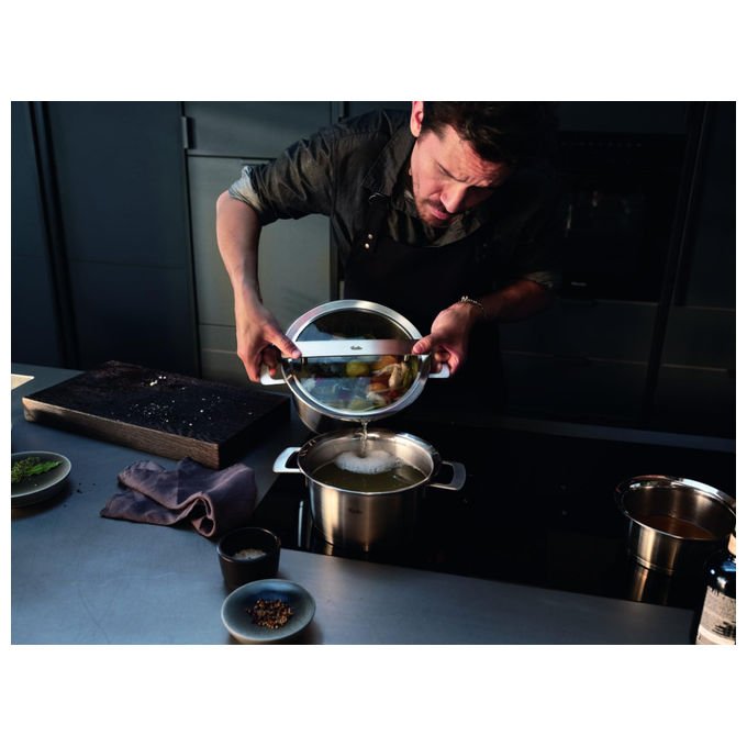 Fissler Pentola con coperchio Phi Collection 16 cm 1.9 l Acciaio Inox