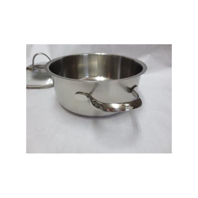 Fissler San Francisco Pentola Rostiera Acciaio 18-10 1.2 L 16 cm con Coperchio Vetro
