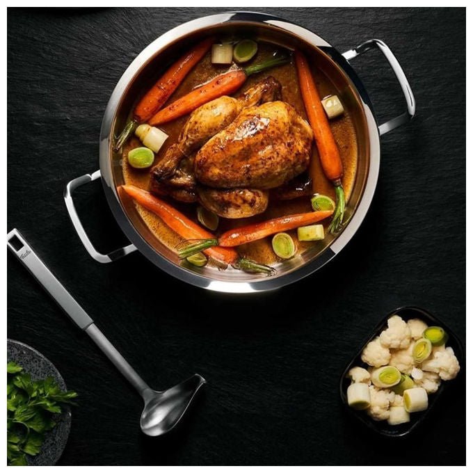 Fissler Pentola Bassa in Acciaio Inox 20 cm 2.6 Litri Original Profi Collection