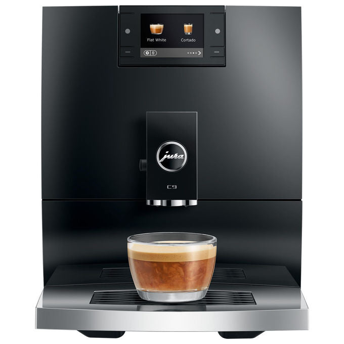 JURA C9 Piano Black Macchina da Caffe' Automatica 17 Bevande Display a Colori