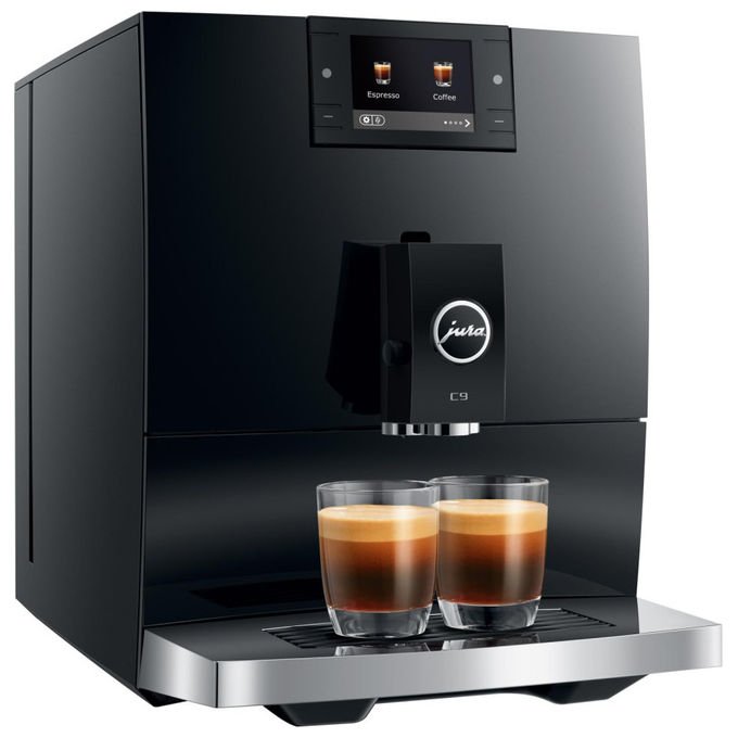 JURA C9 Piano Black Macchina da Caffe' Automatica 17 Bevande Display a Colori