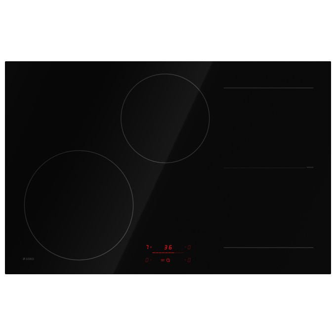 ASKO HI2842FBG1 Piano Cottura a Induzione 80 cm da Incasso 4 Zone Nero