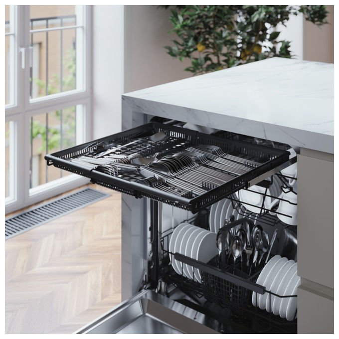 Asko lavastoviglie da incasso sottopiano DBI8447AD.W, 14 coperti, classe A, 42 dB, 8 programmi, bianca, 60 cm