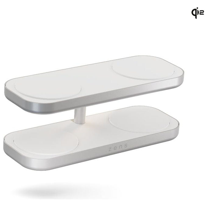 Otterbox Caricatore Wireless Quattro Pro 4 MagSafe e Qi2 15W Adattatore 65W incluso Bianco