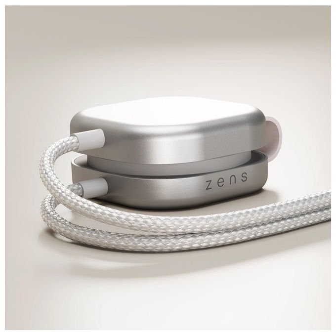 Otterbox Cavo Ricarica Wireless Zens Pro 3 USB-C MagSafe Qi2 15W Bianco