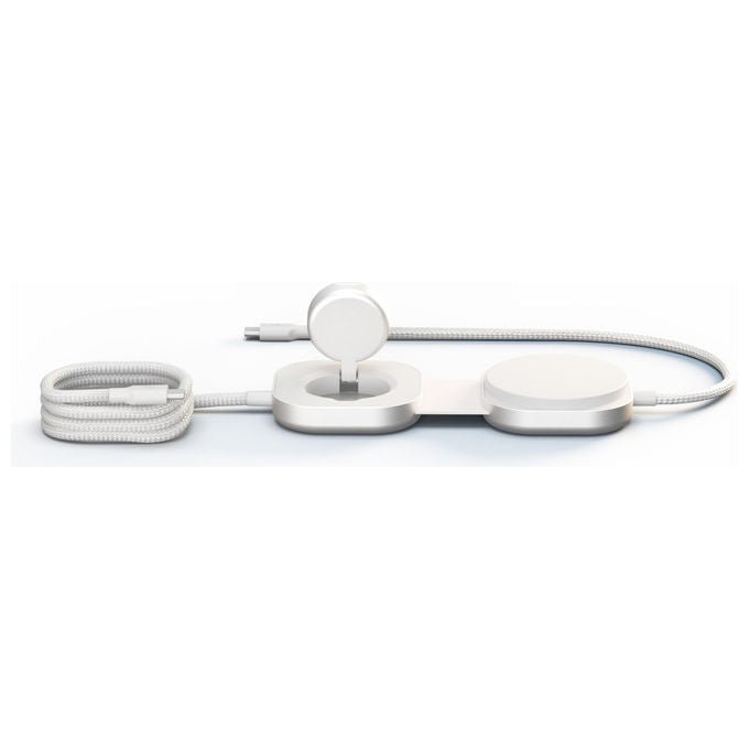Otterbox Cavo Ricarica Wireless Zens Pro 3 USB-C MagSafe Qi2 15W Bianco
