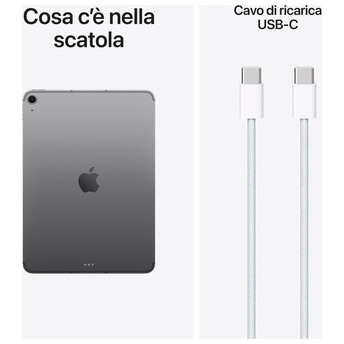 Apple iPad Air 11'' M4 128GB Wi-Fi 7 + 5G Grigio siderale
