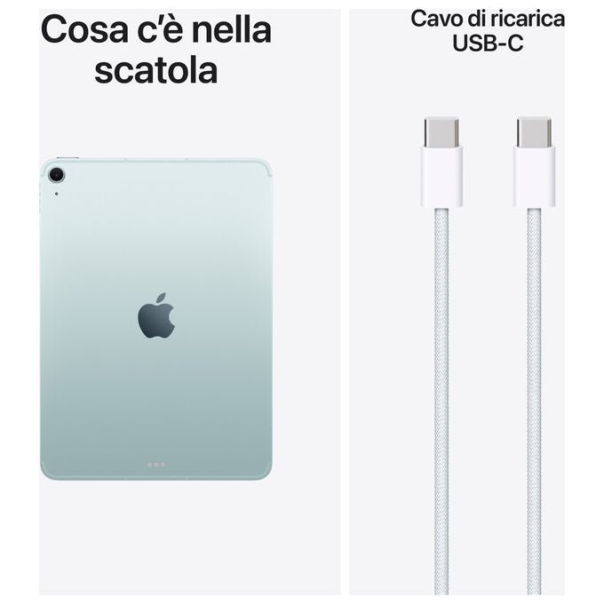 Apple, iPad Air 11'' Wi - Fi + Cellular, 512GB, Blu - Yeppon