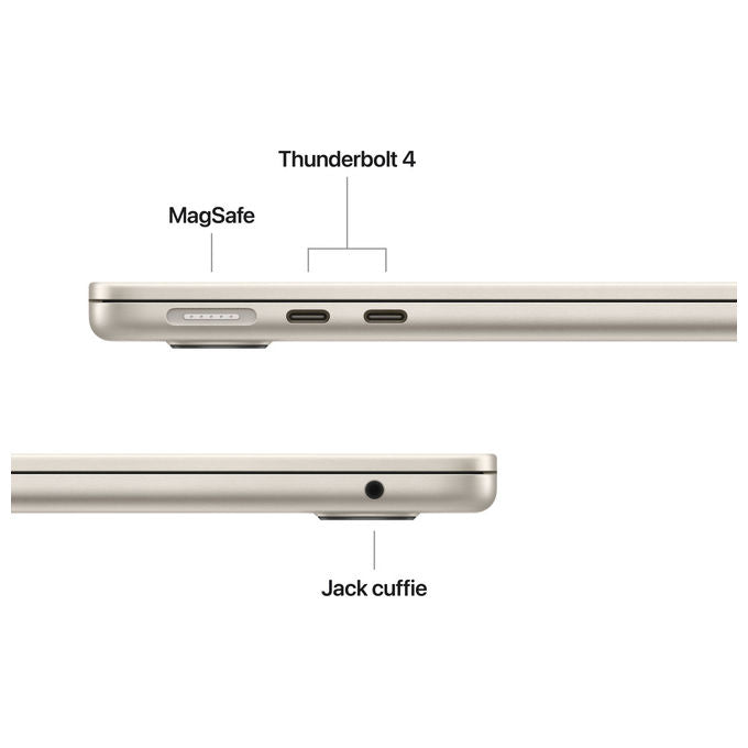 Apple MacBook Air 13'' M5 24GB RAM 1TB SSD Chip 10‑core CPU GPU Galassia