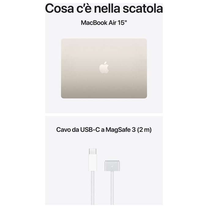 Apple MacBook Air 15'' Chip M5 24GB RAM 1TB SSD Galassia