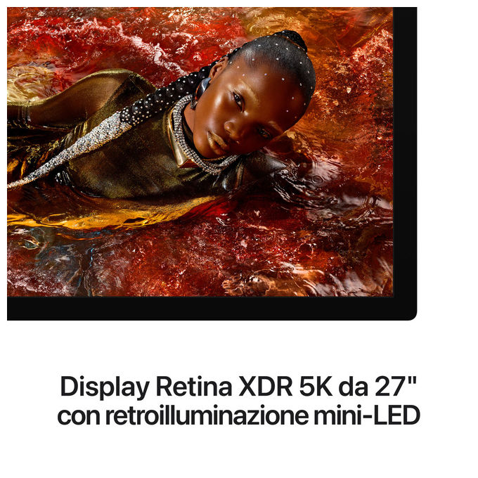 Apple Studio Display XDR 27'' 5K Ultra HD Vetro Standard Sostegno Regolabile