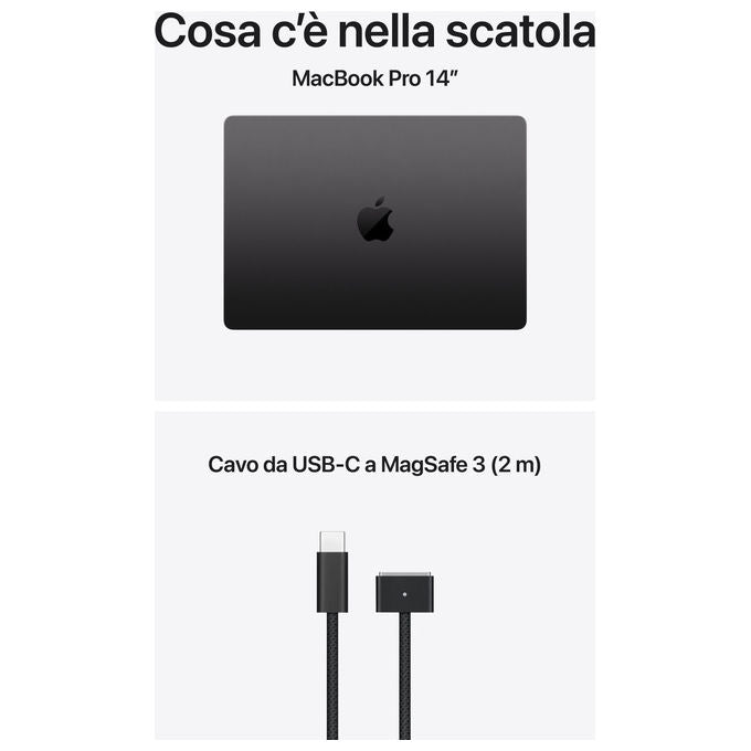 Apple MacBook Pro 14'' M5 Max 36GB 2TB SSD Nero siderale