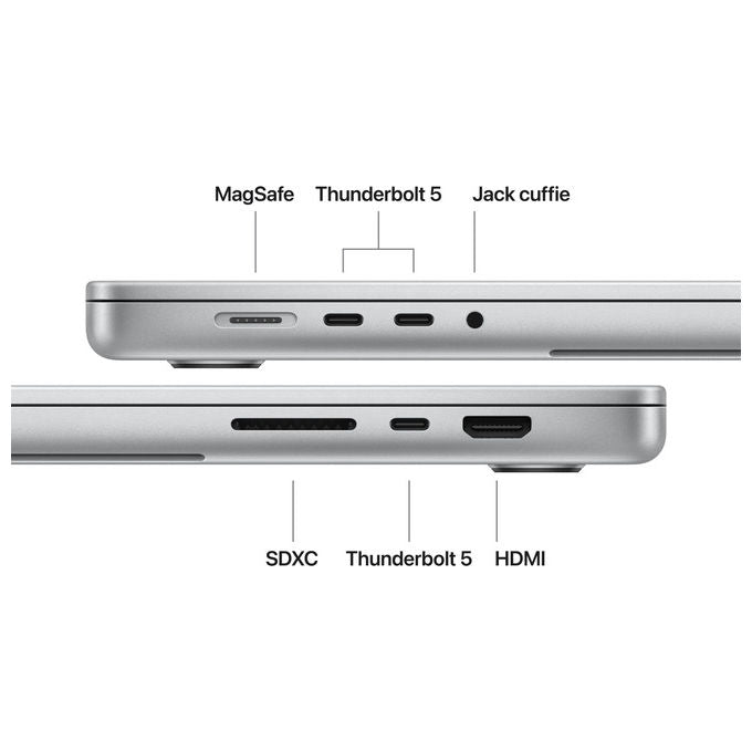 Apple MacBook Pro 16'' M5 Pro 48GB 1TB SSD Argento