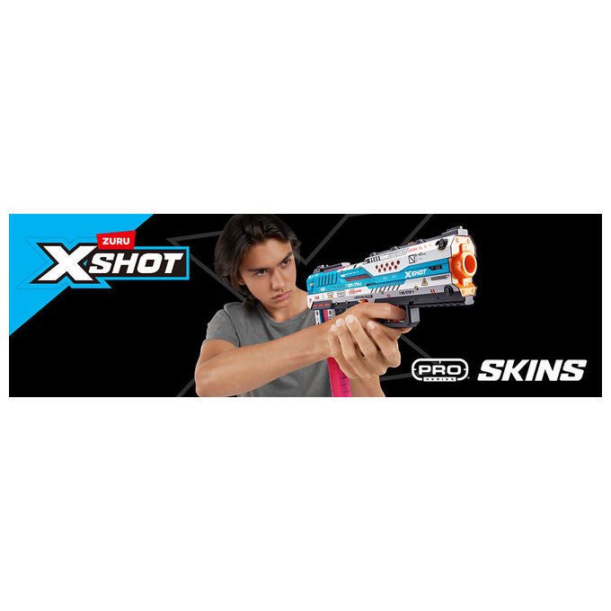 Zuru X-Shot Pro Series 1 Fury X, blaster giocattolo, slam fire action, 40 dardi Air Pocket, caricatore da 20, gittata 43 metri
