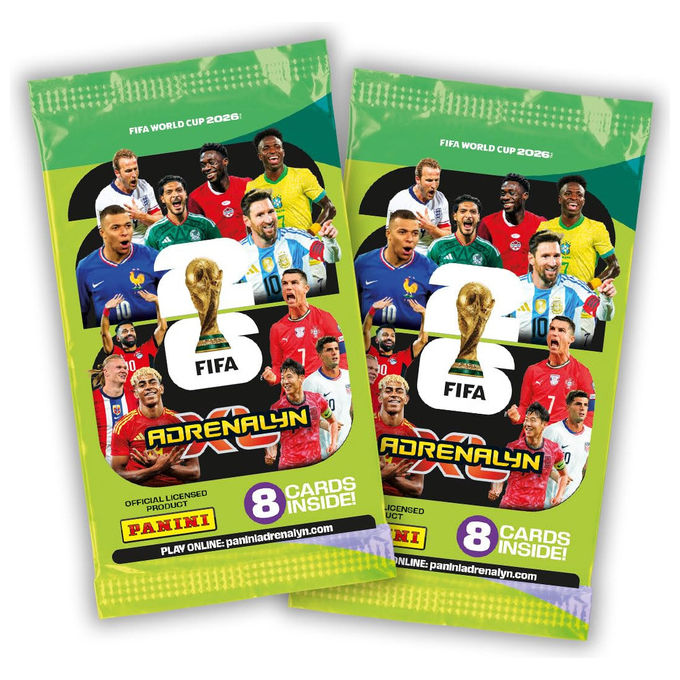 Panini S.p.A. Fifa World Cup 2026 Adrenalyn XL Starter Set Pack Include Raccoglitore Guida Campo da Gioco