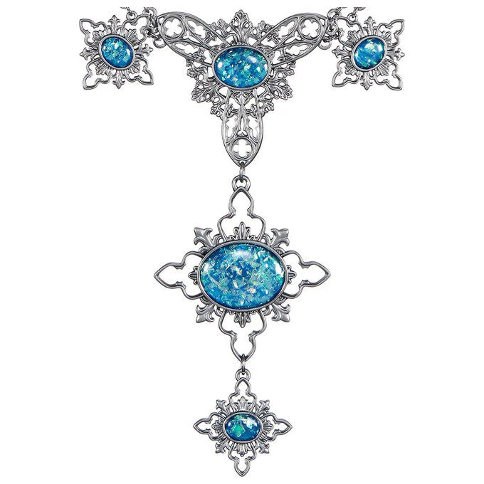 THE Noble Collection Collana Opale Maledetto Replica 1:1 Harry Potter con Chiusura Regolabile