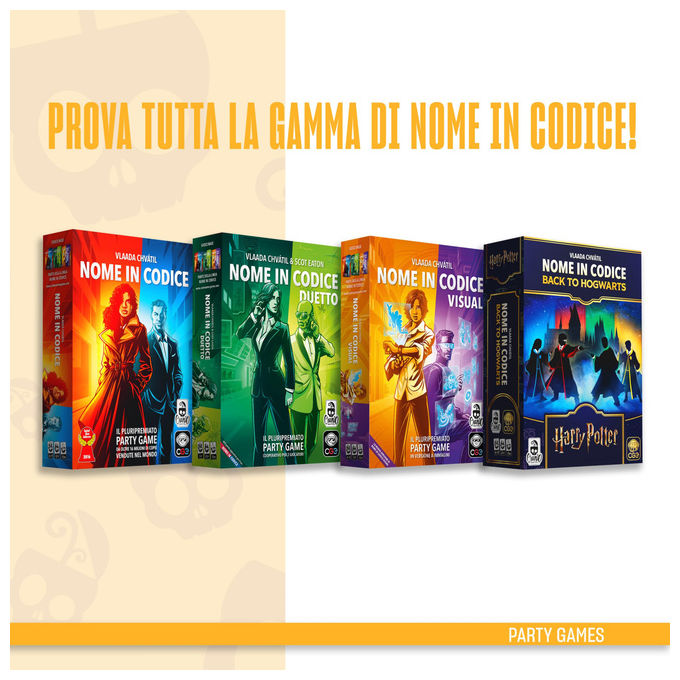 Cranio Creations Nome in Codice Seconda Edizione Gioco da Tavolo Party Game Edizione Italiana