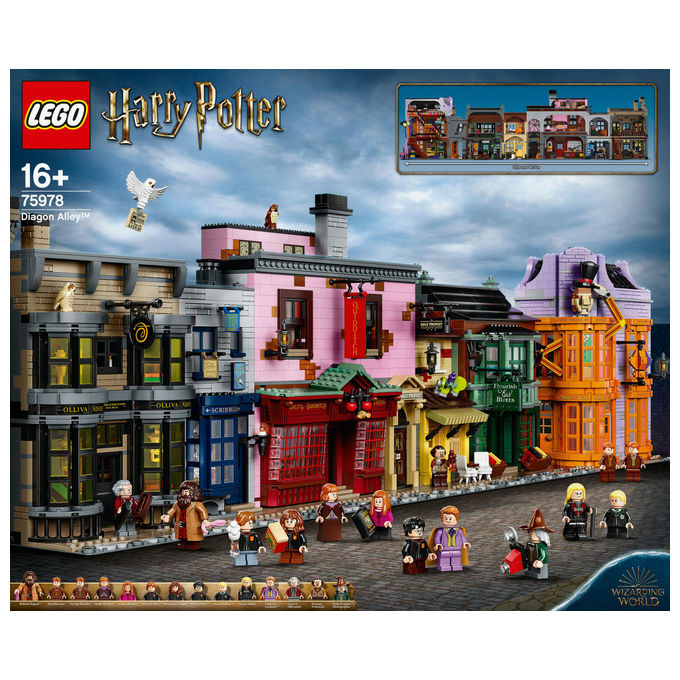 LEGO Harry Potter Diagon Alley Set da costruzione 5544 Pezzi