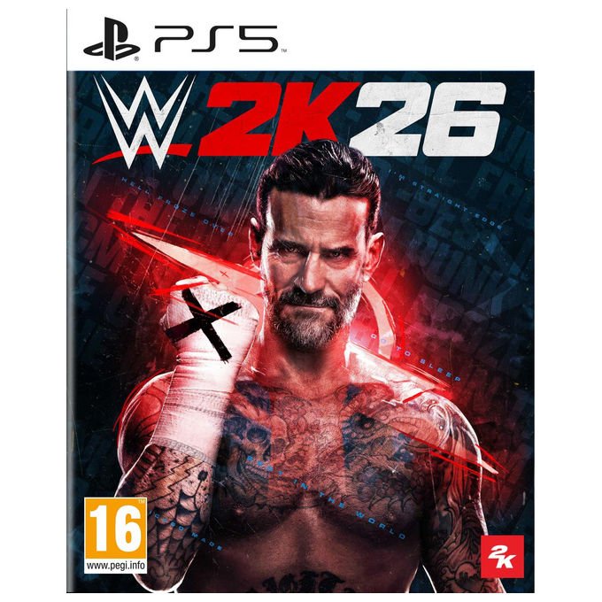2K WWE 2K26 per PlayStation 5 Roster Massiccio CM Punk Showcase