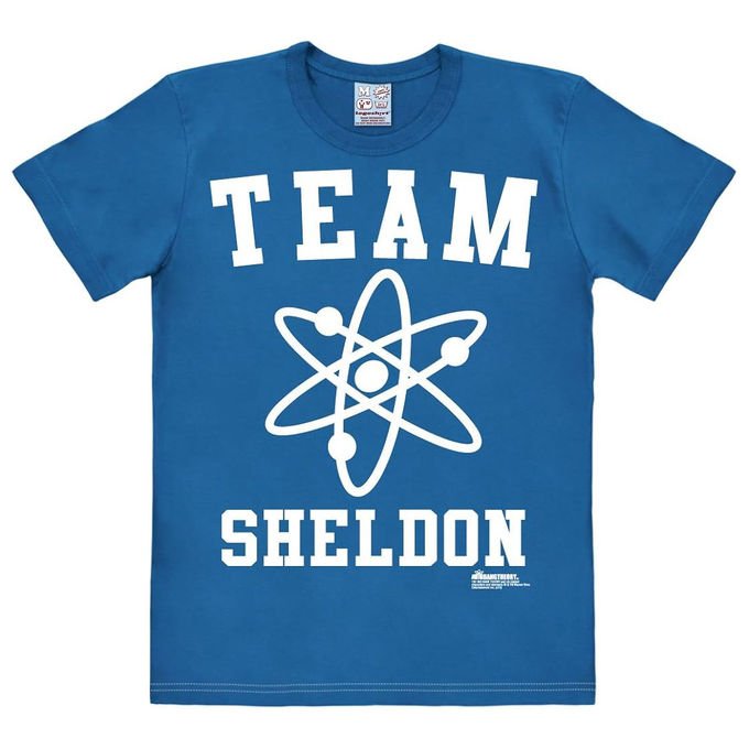 T-shirt The Big Bang Theory, Team Sheldon, merchandise ufficiale con licenza, taglia XL