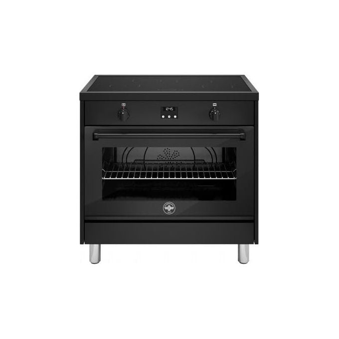 La Germania serie Americana AMN964IENNE Cucina libera installazione a Induzione 4 zone con forno Elettrico 104 Litri 11 funzioni 90x60 Nero
