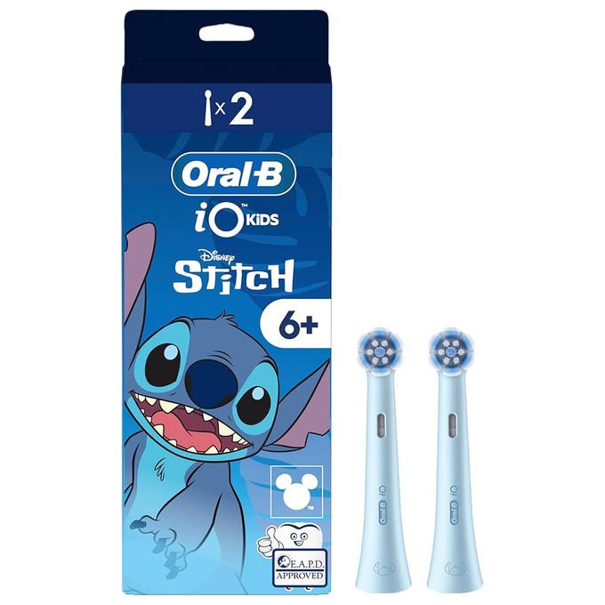 ORAL - B iO Series Kids Testine Ricambio Stitch Extra Morbide Bianco - Yeppon