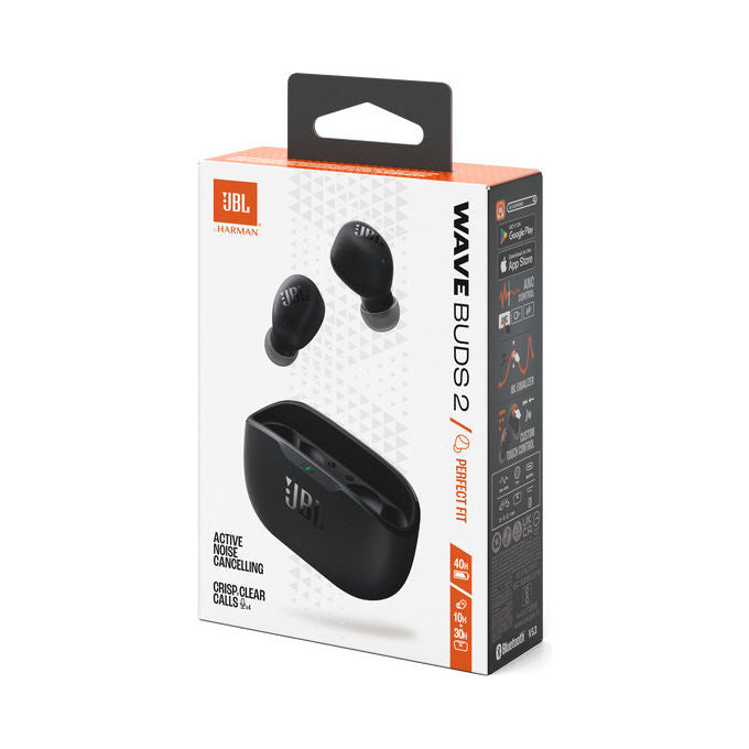 JBL Auricolari True Wireless Wave Buds 2 In-ear Bluetooth Nero
